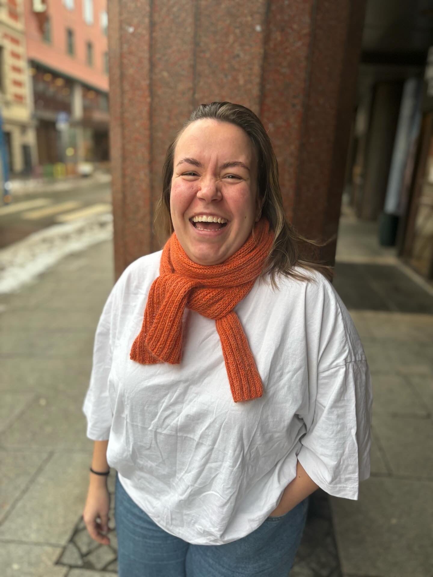 Frosty Scarf by Ina Svenningdal