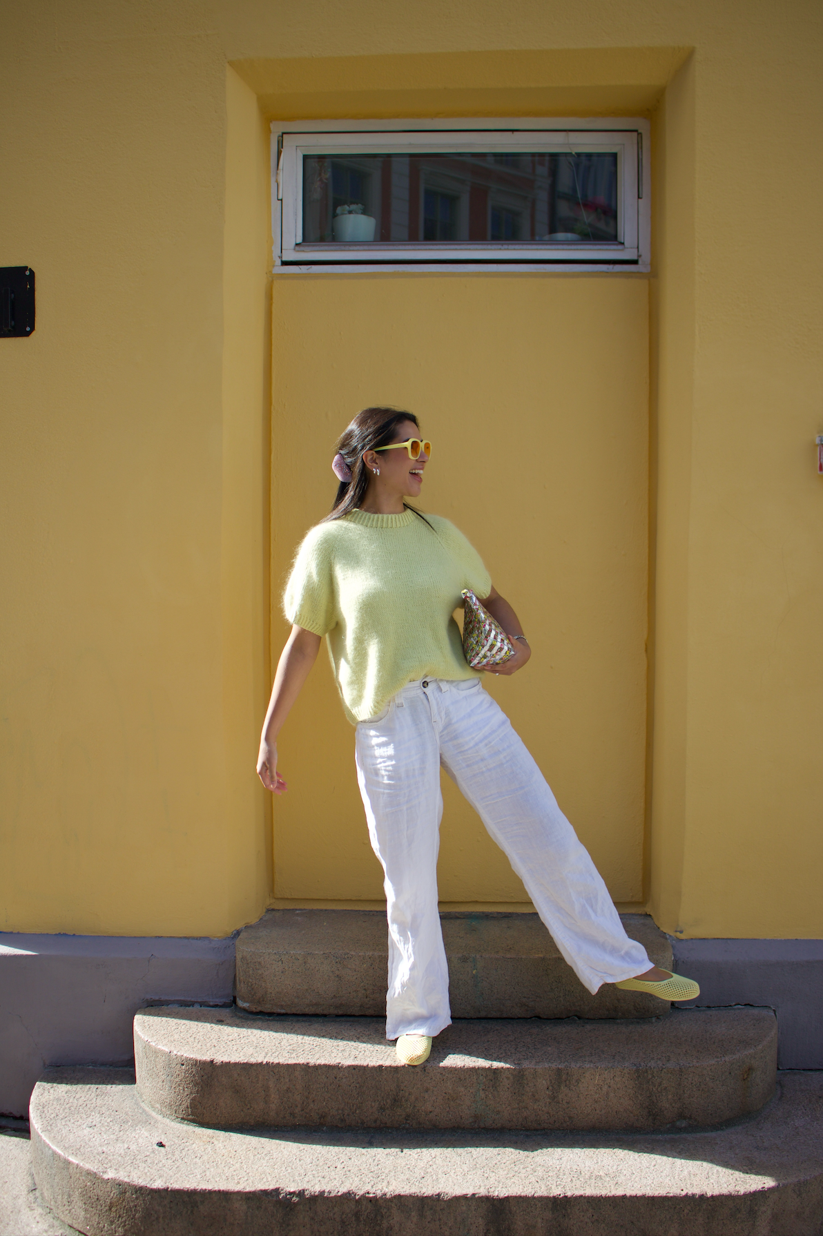 Sarah Elise in a Toledo Tee from the design tool
