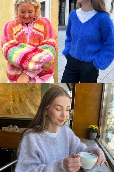 Bundle of three beginner friendly knitting patterns
