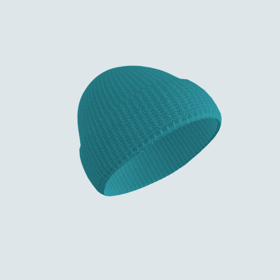 Beanie example from Dreamknit's design tool