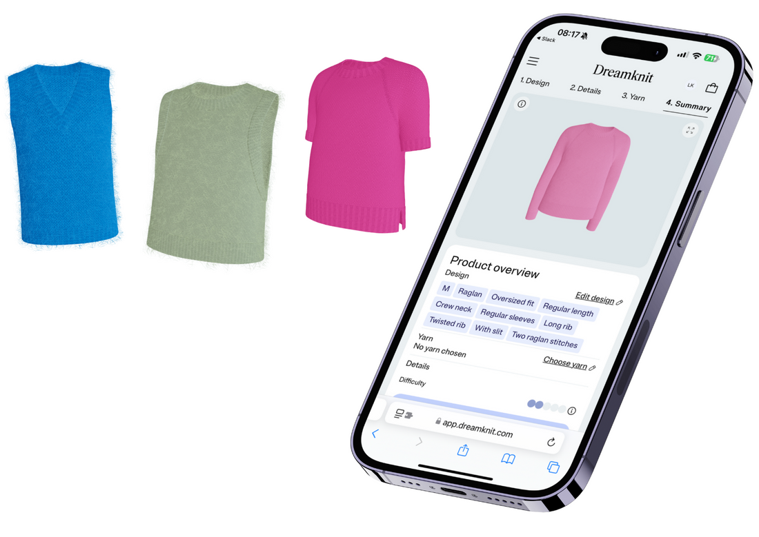 Dreamknit - Design your own knitting pattern
