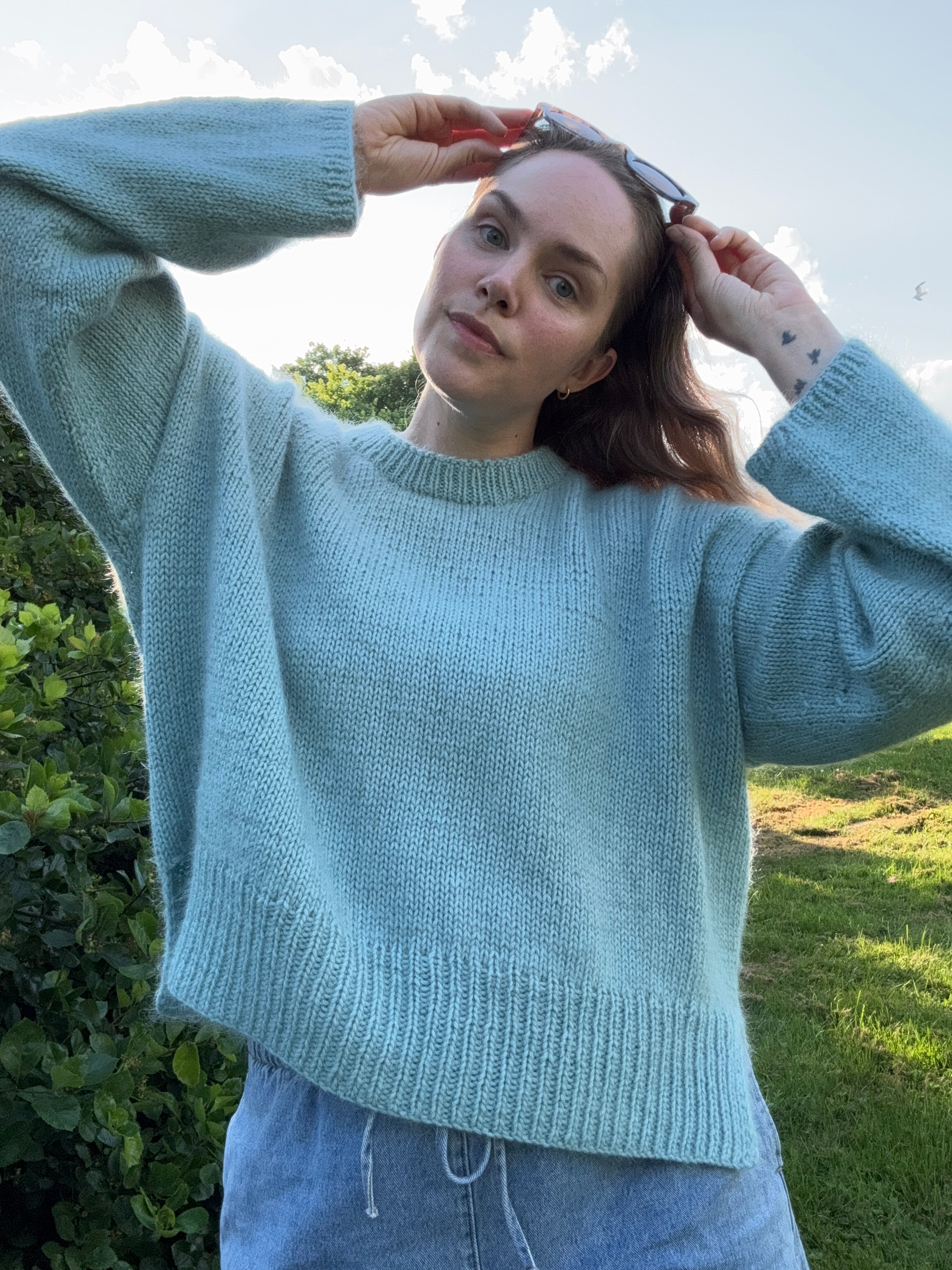 Heim Sweater from Dreamknit's design tool