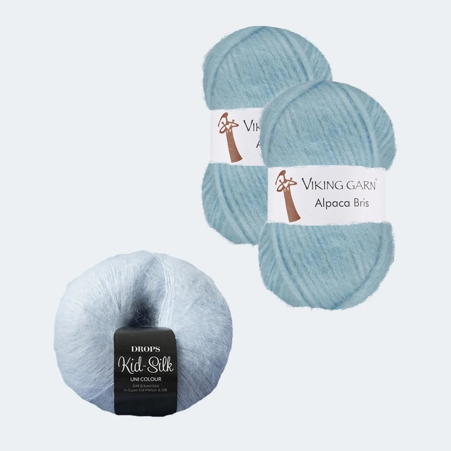 Viking Garn Alpaca Bris x2