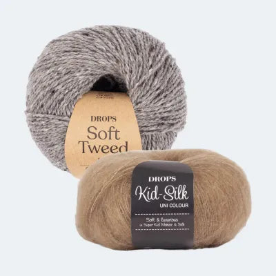 Drops Soft Tweed + Kid Silk
